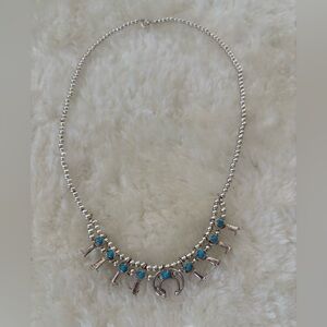 mini squash blossom necklace